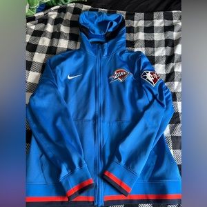 Mens OKC Thunder Zip Up